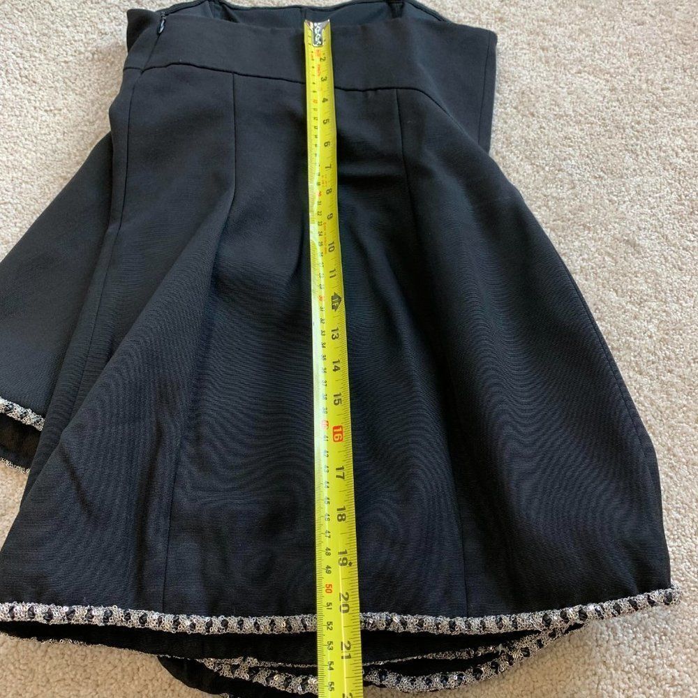 Jay Ahr black strapless chain trim babydoll dress - Picture 11 of 12